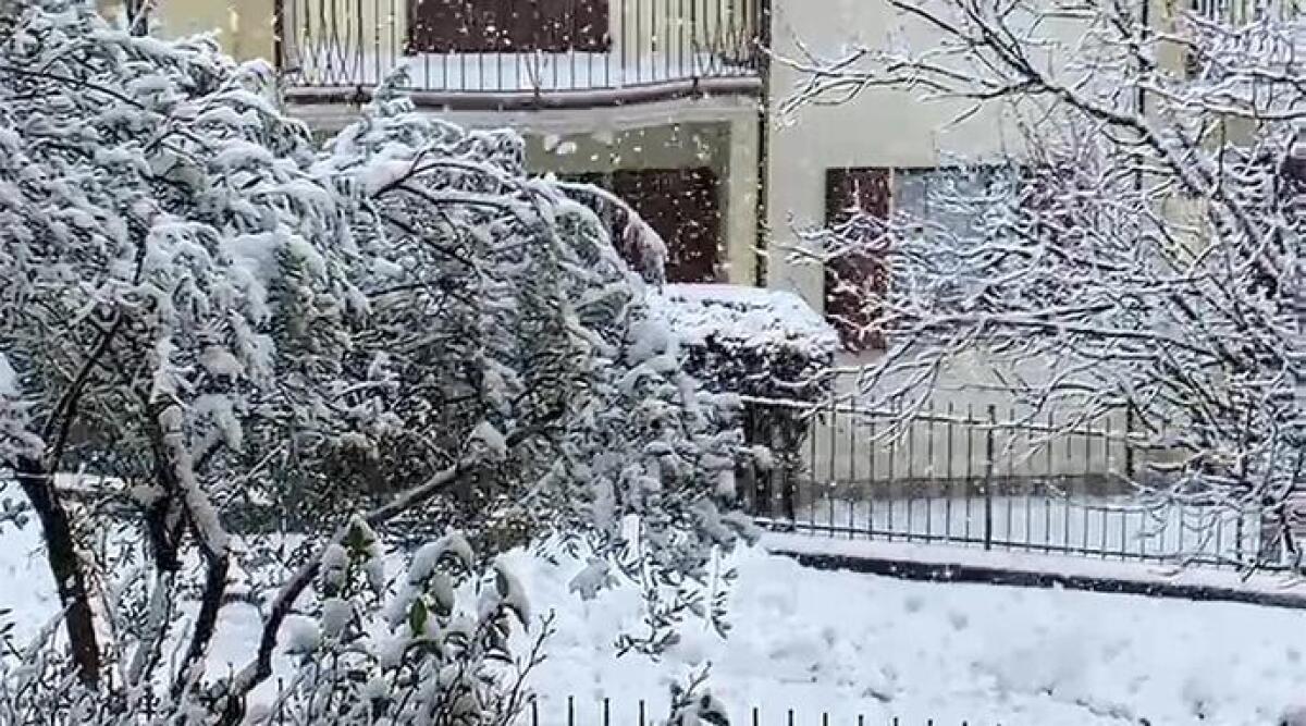 Neve in Alta Valmarecchia, chiuse le scuole -