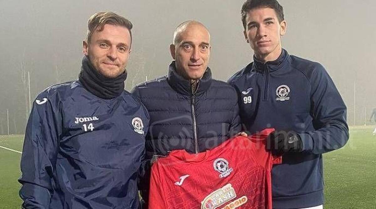 Calcio RSM, Cailungo: tesserati Aruci, Canini e Giannini - Da sinistra Aruci e Canini