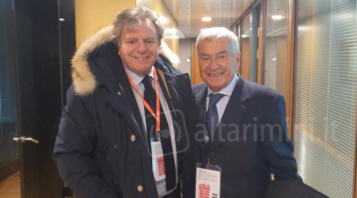 Boom di visite al Sigep: Indino, 'Vale la pena sopportare i disagi del traffico' - I due presidenti di Confcommercio Rimini e nazionale: Indino e Sangalli