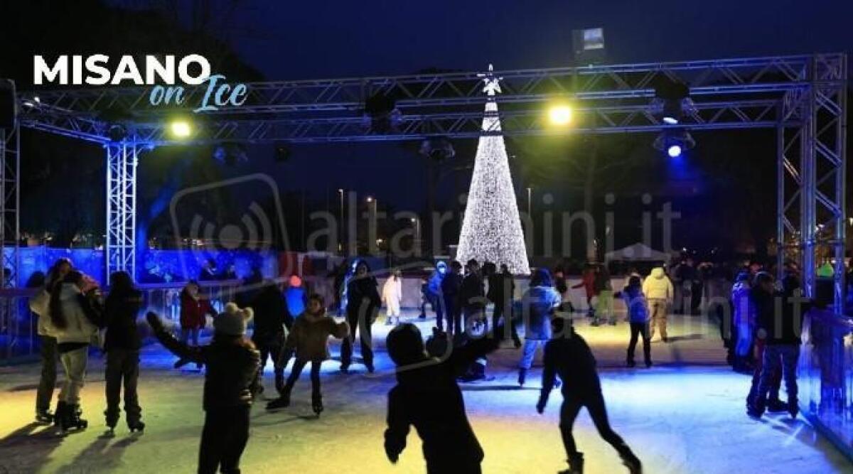 Ancora un weekend sul ghiaccio alla pista di pattinaggio 'Misano on Ice' - La pista di pattinaggio di Misano