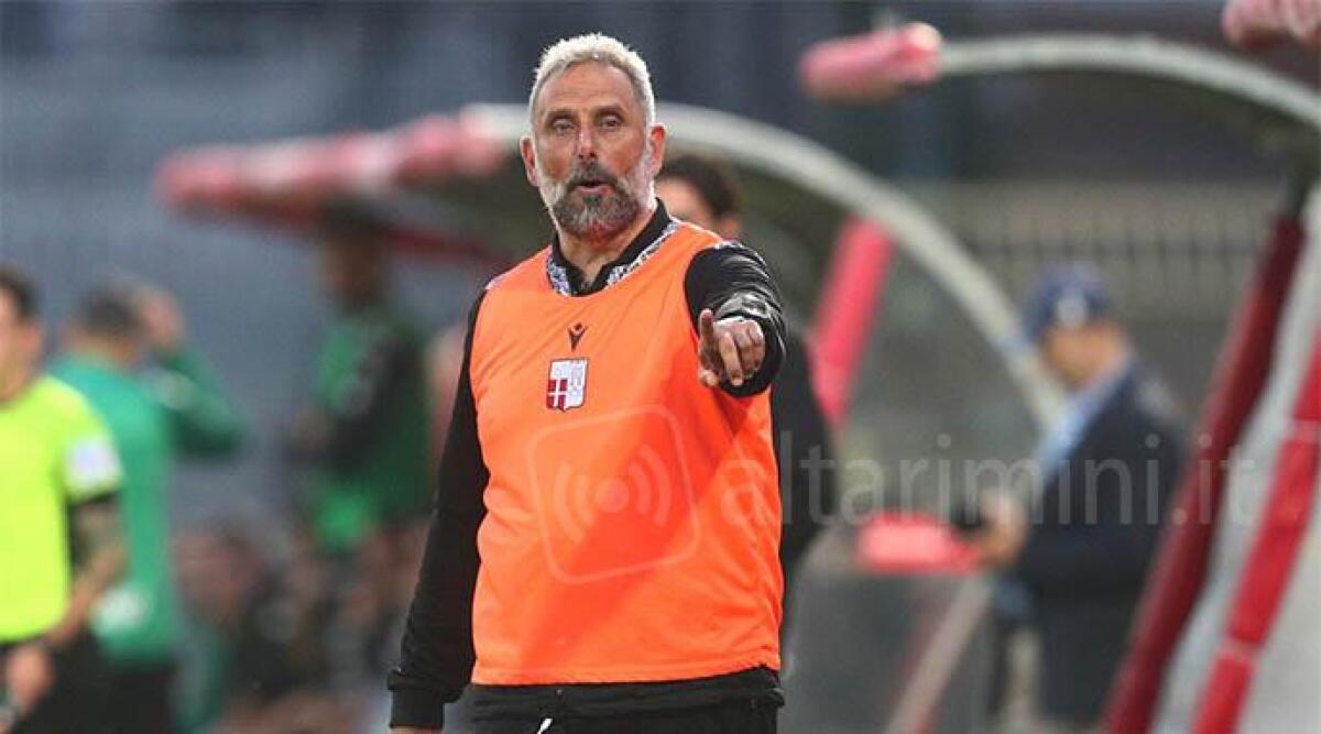 Calcio C, Alessandria-Rimini 0-1. Gaburro: 'Passo in avanti su mentalit&agrave; e compattezza, approccio giusto' - Marco Gaburro ZAMAGNI