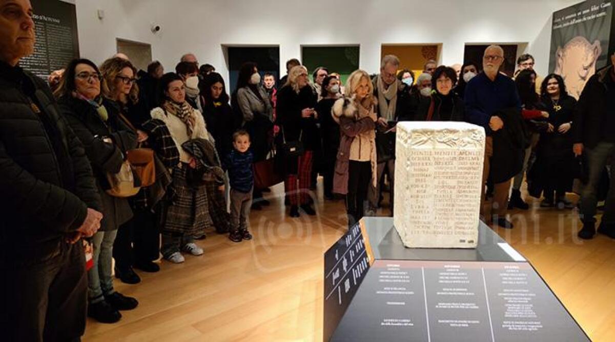Santarcangelo, il museo a portata di auricolari: "Lo spazio del tempo" diventa un podcast - Inaugurazione della mostra sui calendari romani