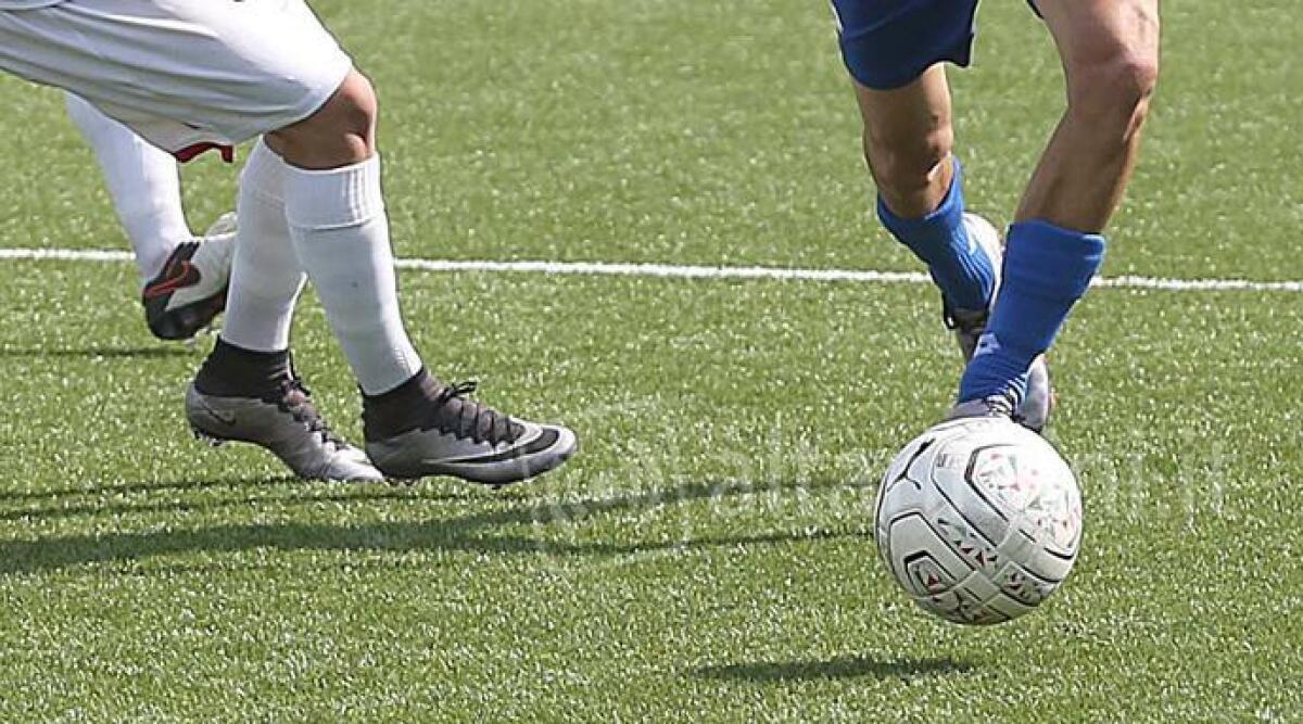 Calcio Prima, il Riccione piega la capolista Morciano: 1-0 - La seconda rete del Sala (Foto Giordano Capelli)