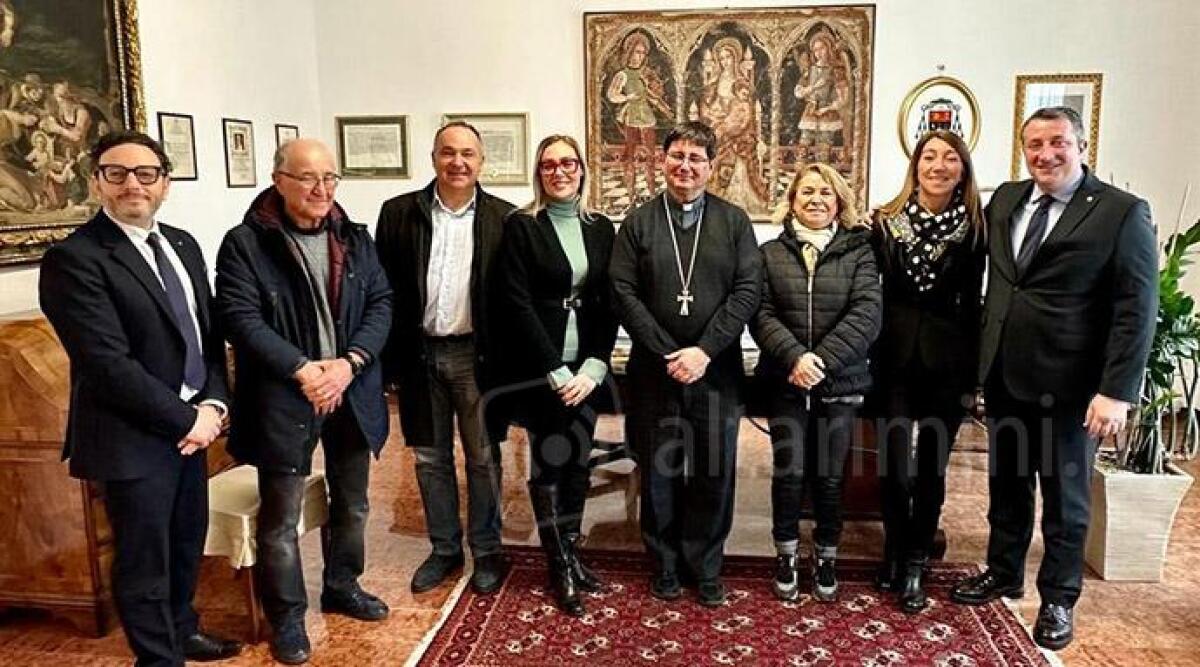 Confartigianato Rimini, l'incontro con il Vescovo: 'Disponibile per progetti sociali' - L'incontro tra la delegazione Confartigianato di Rimini e il Vescovo Anselmi
