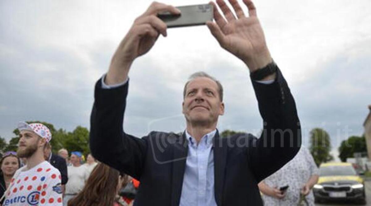 Firenze-Rimini, presentato il Tour de France: "Tappa pi&ugrave; lunga per apprezzare le meraviglie d'Italia" - Christian Prudhomme (foto Ansa)