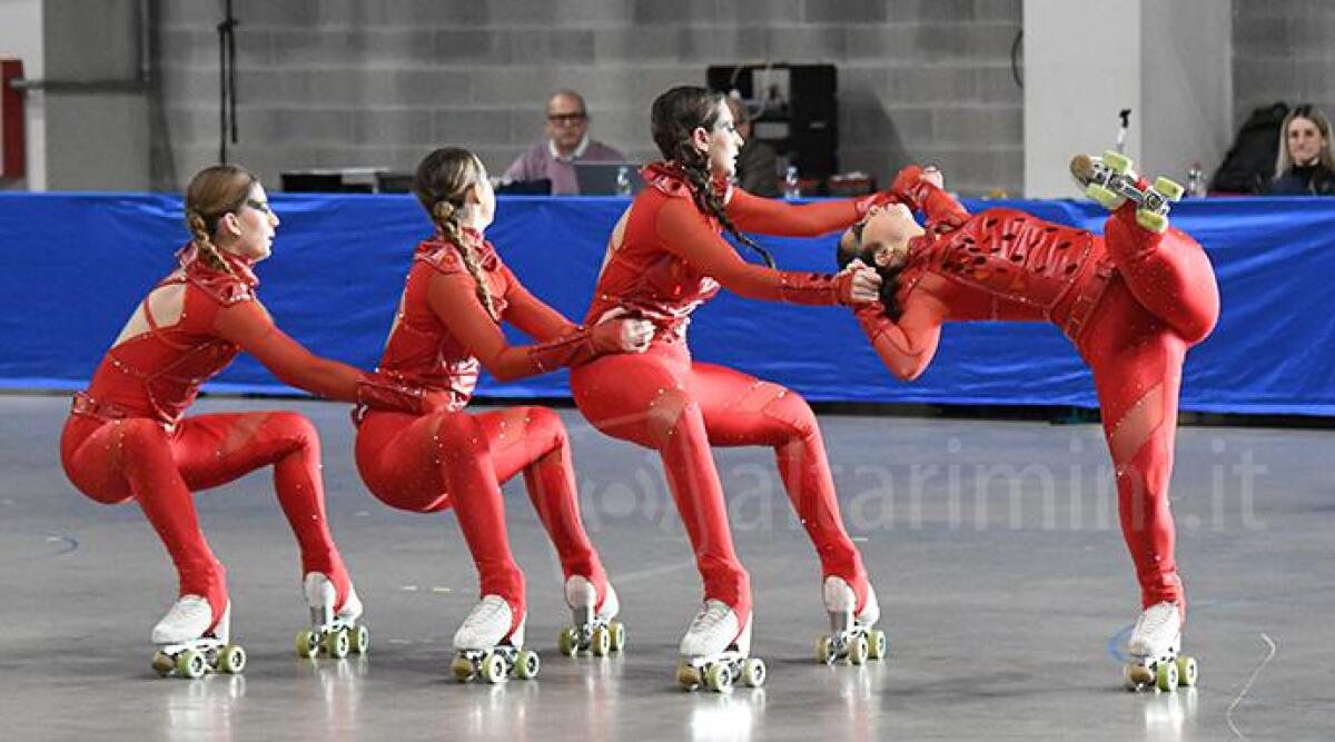 Pattinaggio artistico: si alza il livello al Play Hall di Riccione - Pattinaggio artistico al Play Hall di Riccione