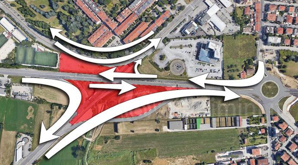 Adriatica, cantieri e rotatorie: facciamo chiarezza. Come cambia la viabilit&agrave; di Rimini - Schema della viabilit&agrave; SS16 nei tratti di cantiere