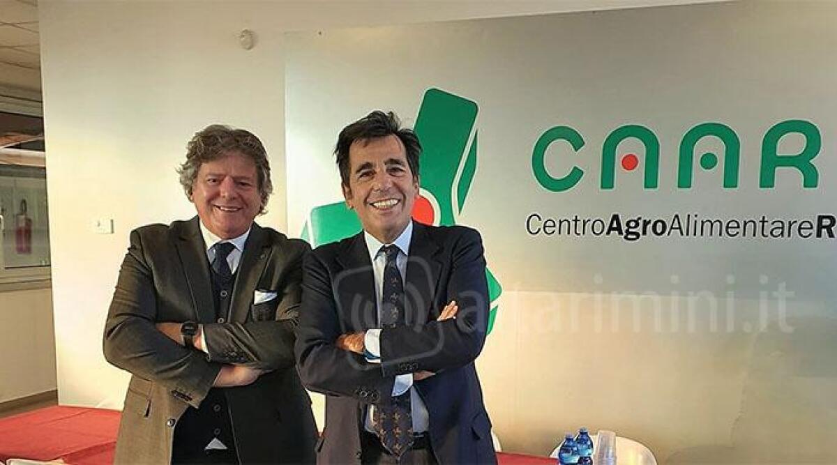 Il Made in Romagna vola a Berlino, Caar: "Occasione per promuovere le nostre eccellenze" - Gianni Indino (Caar) e Massimo Pallottini (Italmercati)