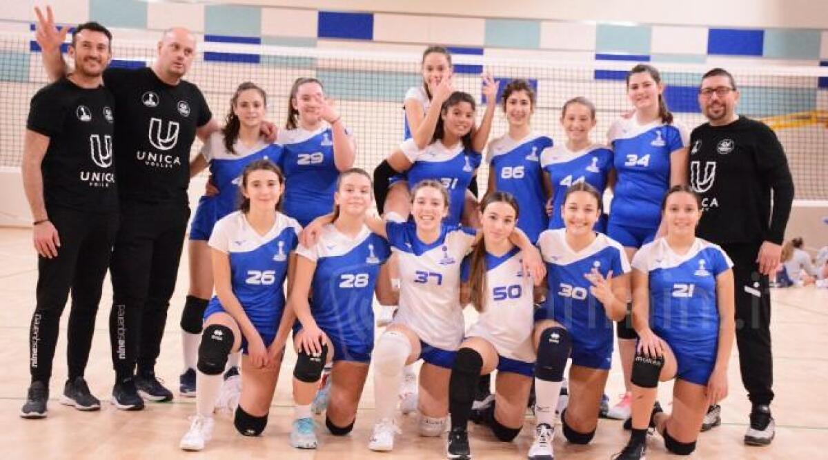 Volley femminile giovanile, Unica U14 vince la final four di qualificazione regionale - 