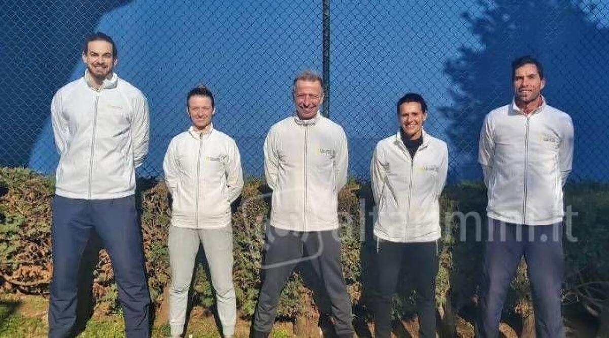 Tennis, al via una stagione di alto livello al Ct Cicconetti - Lo staff tecnico del Ct Cicconetti