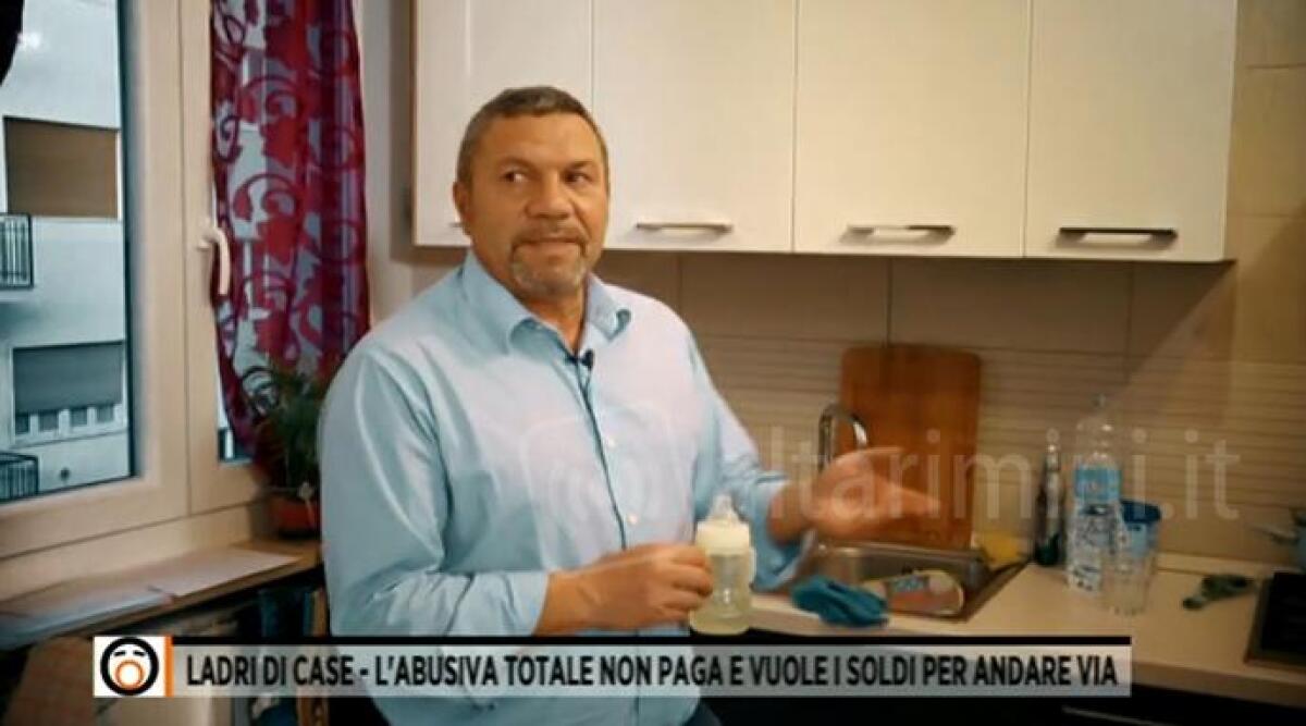 Inquilina non paga l'affitto e pretende cifra monstre per andarsene: arriva Rete4 - Il proprietario della casa di Bellaria (Rete4