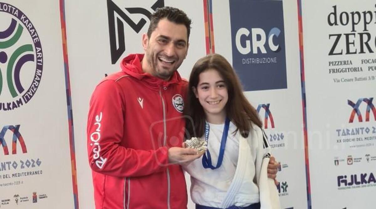 Judo, Sofia Longo da Riccione sul podio del Trofeo Italia prima tappa - Sofia Longo con il padre/maestro Giuseppe