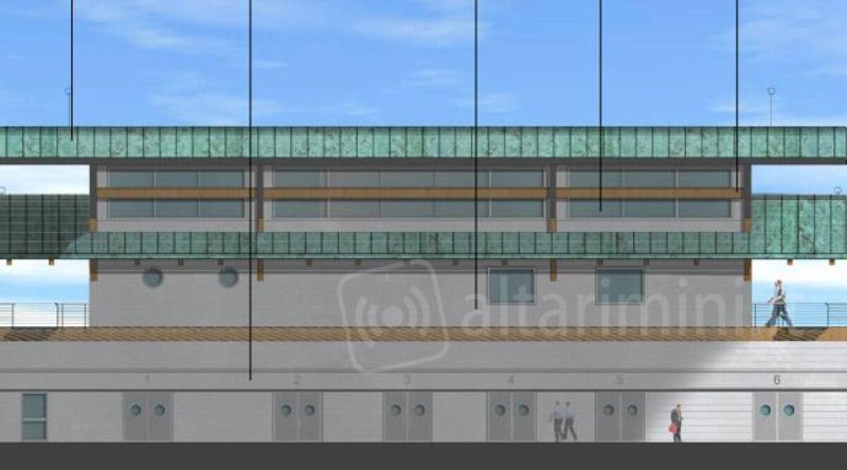 Rimini, rischia di saltare il progetto del nuovo centro servizi per la pesca - Rendering
