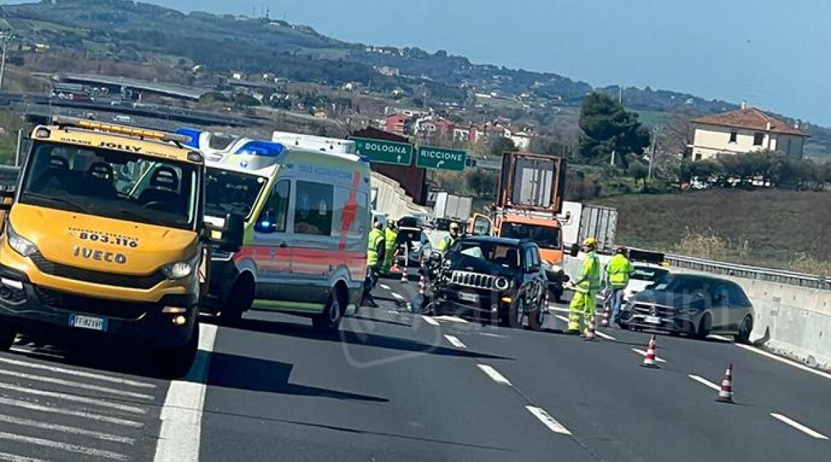 Maxi tamponamento mortale sull'A14: due indagati per omicidio stradale - Il luogo dell'incidente