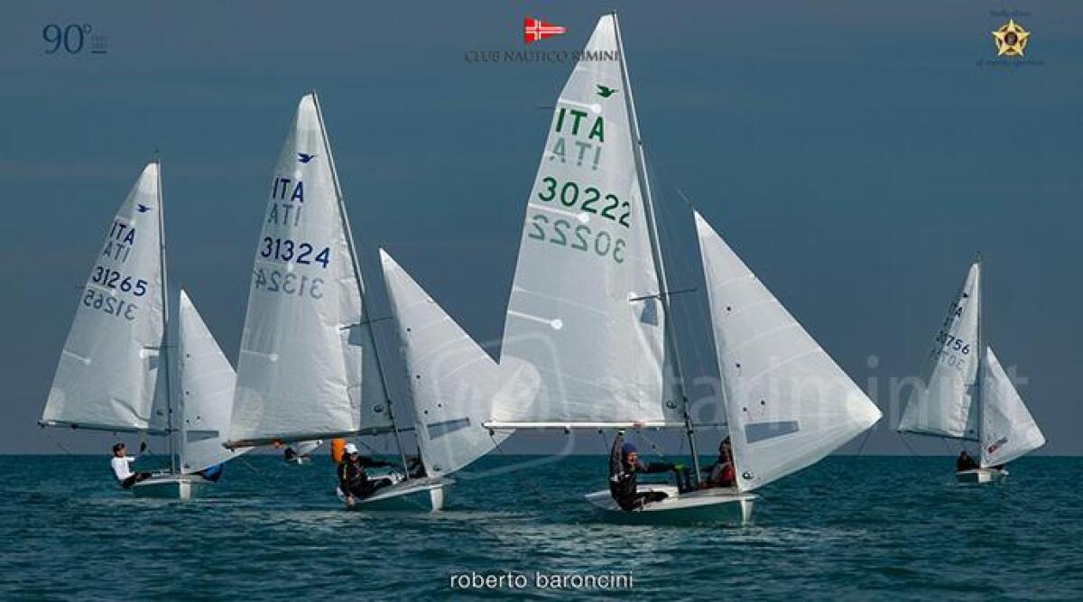 O'Pen Bic e Snipe inaugurano la stagione del Club Nautico Rimini - Un momento della regata Snipe di Rimini