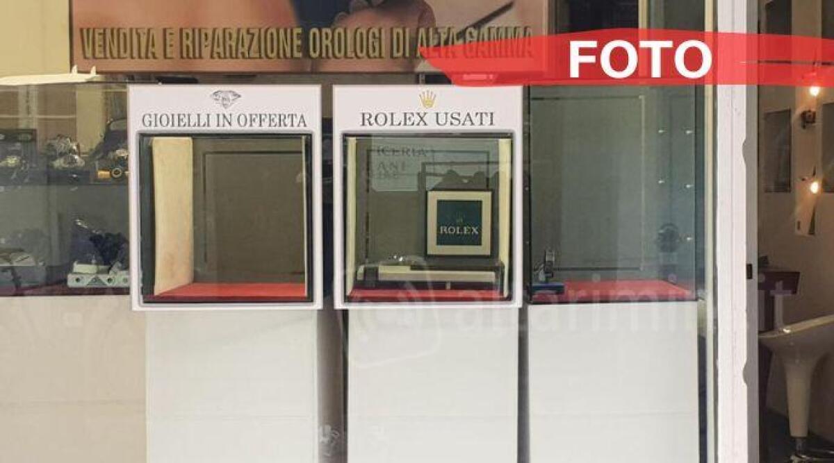 Furto "senza" scasso: ennesima gioielleria depredata da abilissimi rapinatori - Furto alla gioielleria Zani