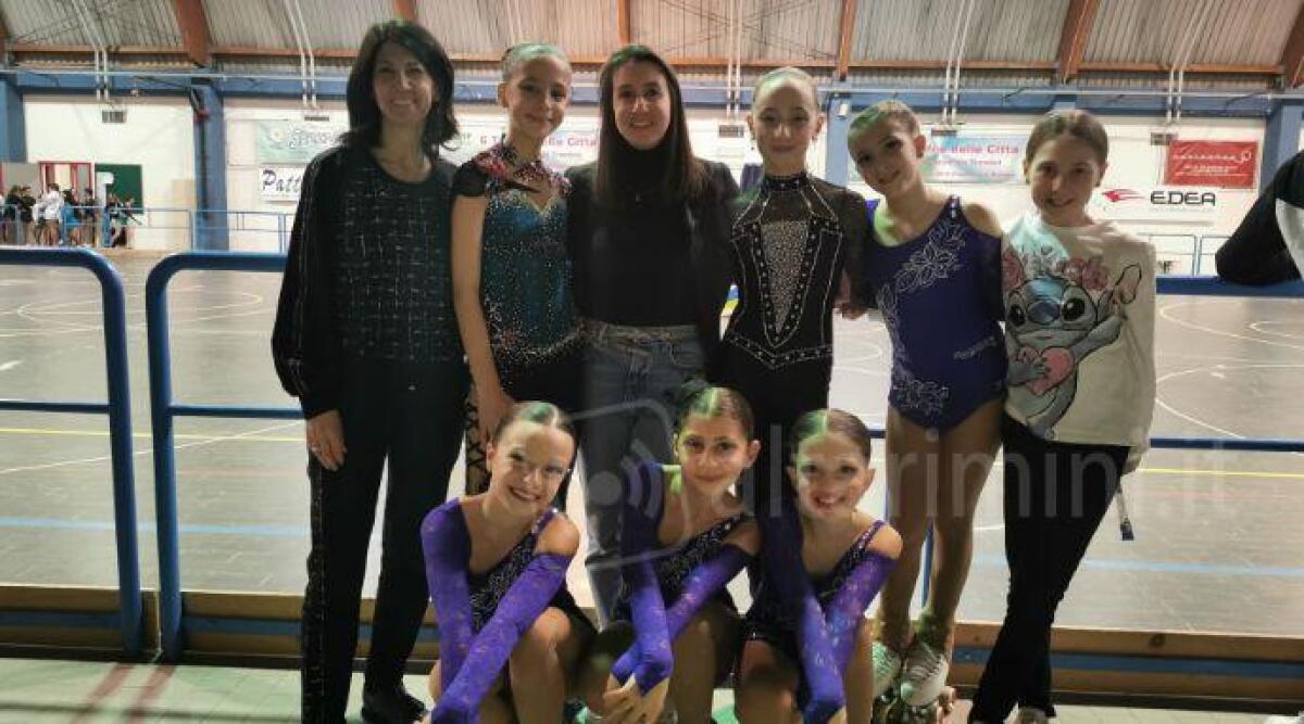 Pattinaggio artistico, Riccione fa il pieno di medaglie al Campionato Nazionale - Le atlete riccionesi