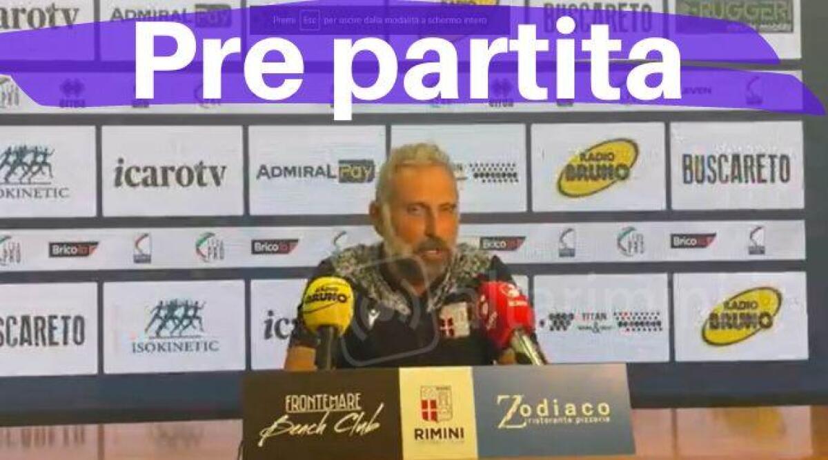 Calcio C, Carrarese-Rimini. Gaburro: 'Per colpire gestire bene le transizioni ed essere un po' più spregiudicati' - Marco Gaburro ARCHIVIO