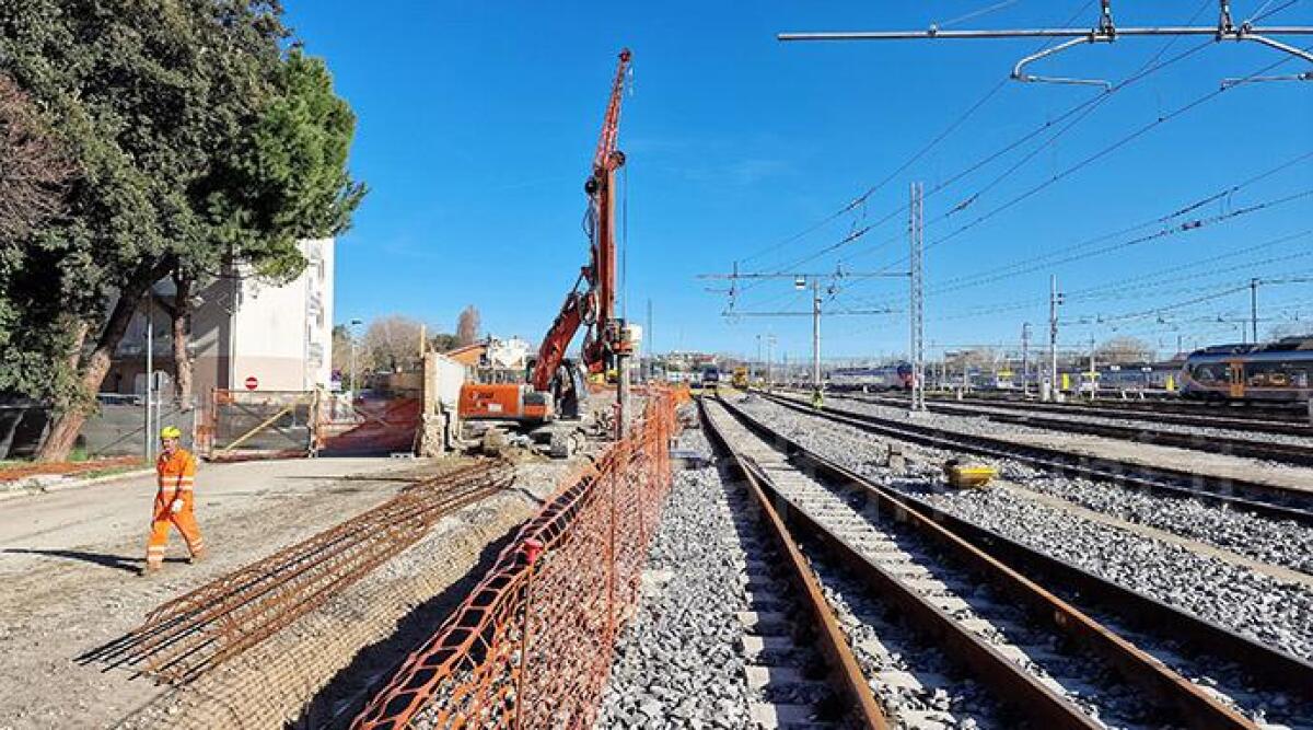 Viserba, 30 milioni per il potenziamento della stazione. Via il passaggio a livello a Torre Pedrera - Lavori di potenziamento alla stazione di Viserba