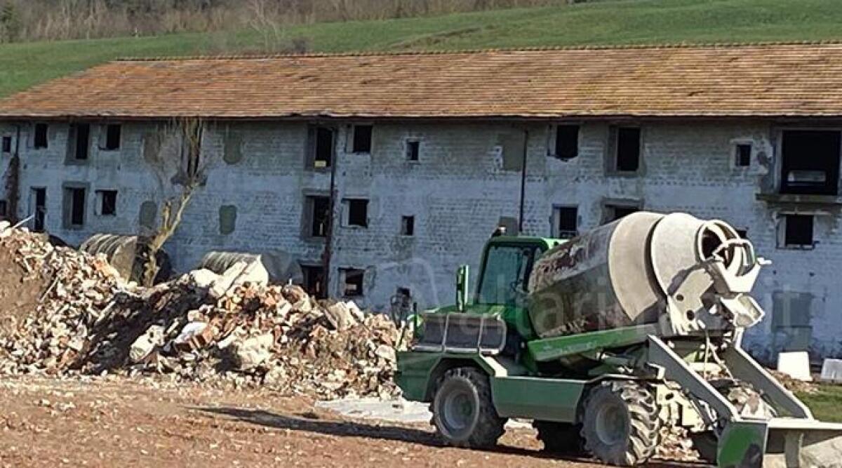 Presenza di amianto nel cantiere di Maiolo: Fileni respinge le accuse del Comitato - I lavori alla "Cavallara" di Maiolo