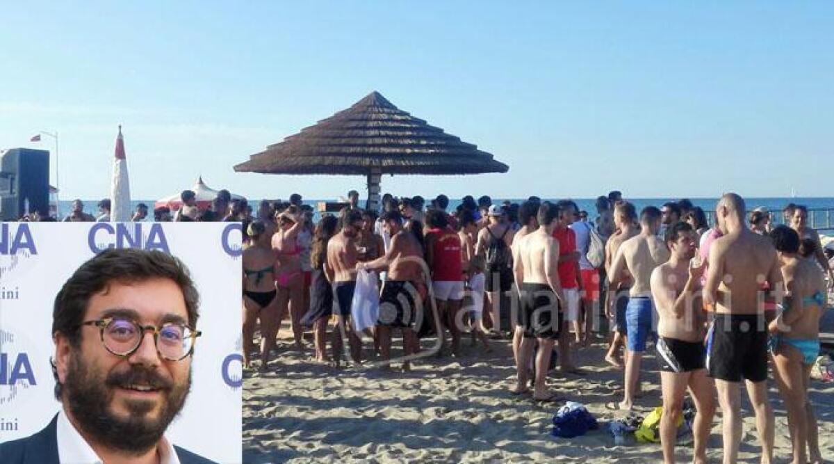 Segnali d'estate, &egrave; di nuovo polemica sui Chiringuitos: &quot;Musica spenta alle 21:30&quot;. Cna non ci sta - Nel riquadro il presidente Cna Rimini Marco Polazzi