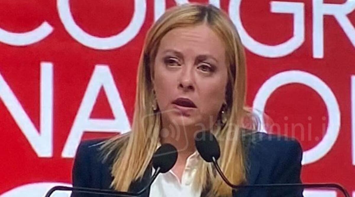 La premier Meloni a Rimini: 'Ai poveri voglio dare lavoro, non reddito cittadinanza' - Giorgia Meloni ARCHIVIO