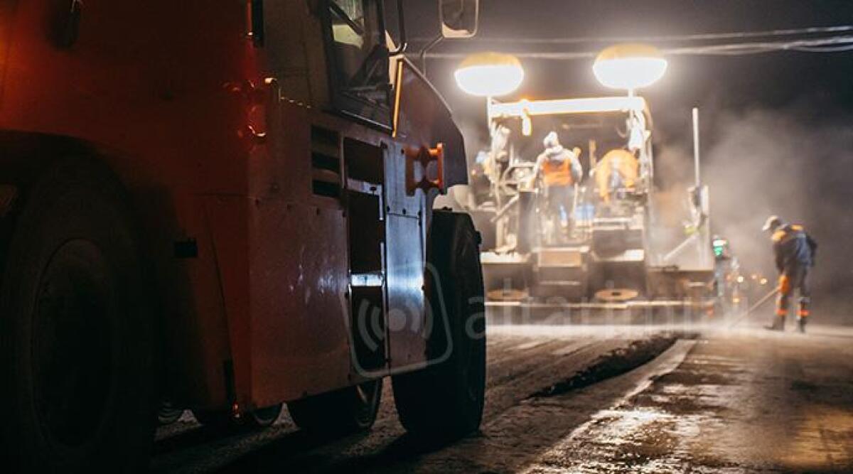 Novafeltria: cantiere notturno per lavori di pavimentazione sulla Marecchiese - Foto di repertorio