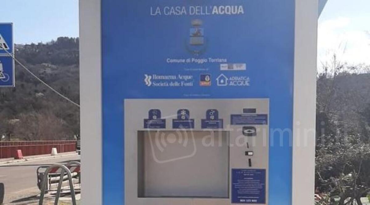 Inaugurazione di una nuova casa dell&rsquo;acqua nel territorio di Poggio Torriana - Casina dell'acqua a Poggio Torriana