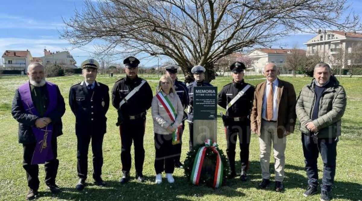 Cattolica ricorda le vittime del Covid19 al Parco delle Querce - Commemorazione per le vittime del covid19