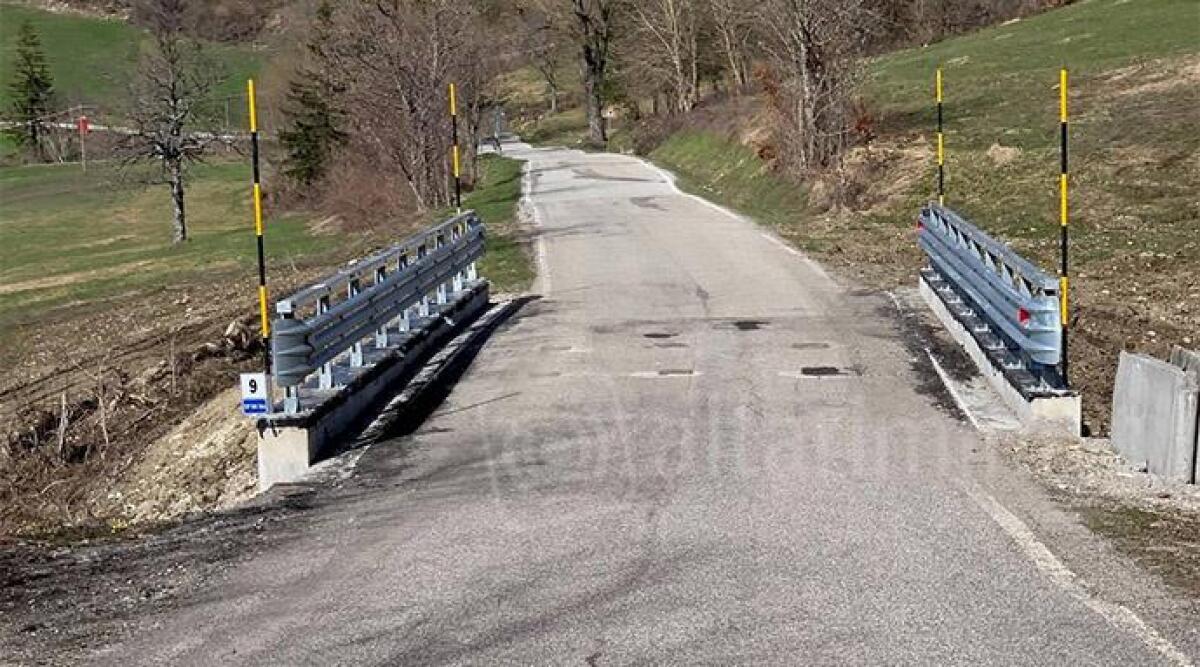 Pennabilli, manutenzione di tre ponti sulla Valpiano-Miratoio - Uno dei ponti interessati dall'intervento