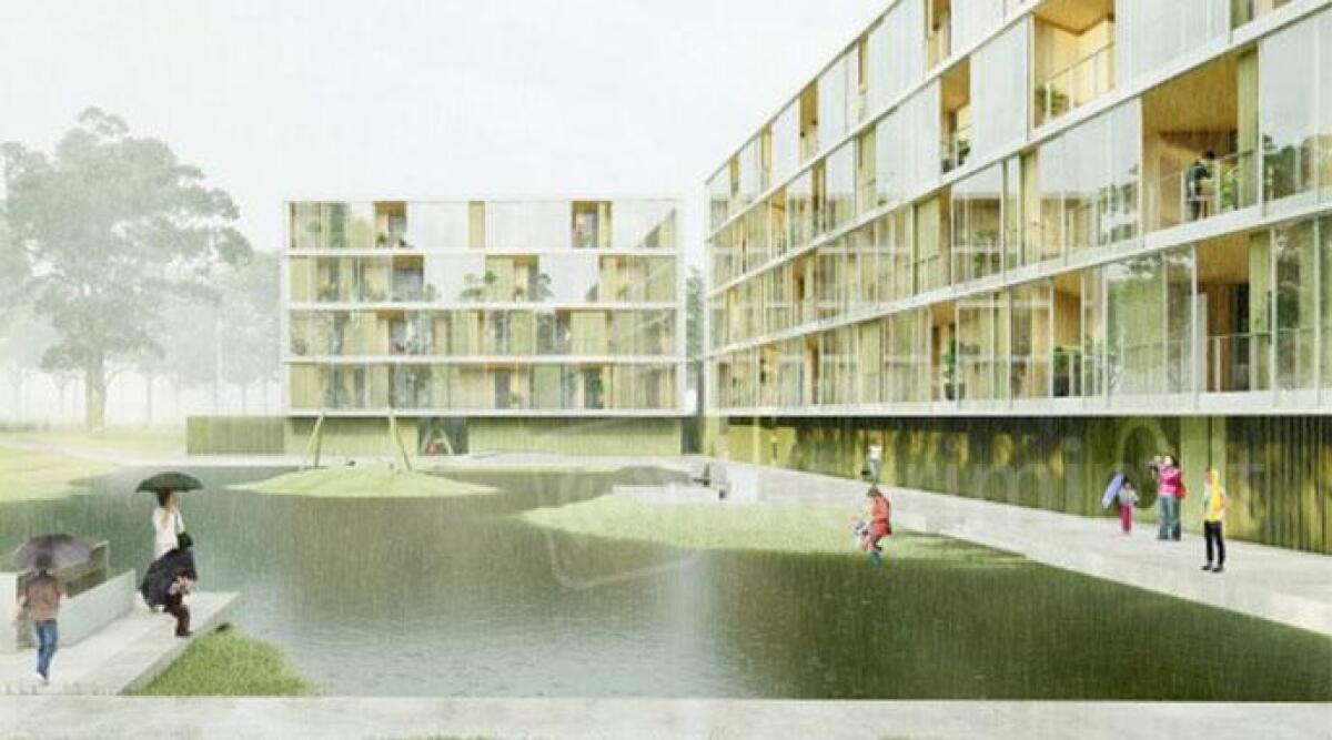 Approvato il progetto per 36 nuove abitazioni sostenibili nella zona ex Dama - Il rendering
