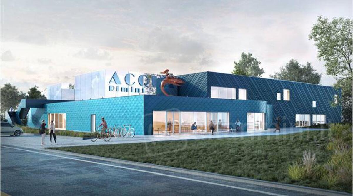 Nuova piscina di Viserba, a giugno al via i lavori - Rendering dell'impianto
