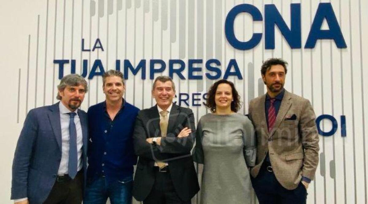 Sostenibilità, risparmio energetico, abbattimento dei costi: incontro con Cna Rimini - Rappresentanti Cna e Coeso