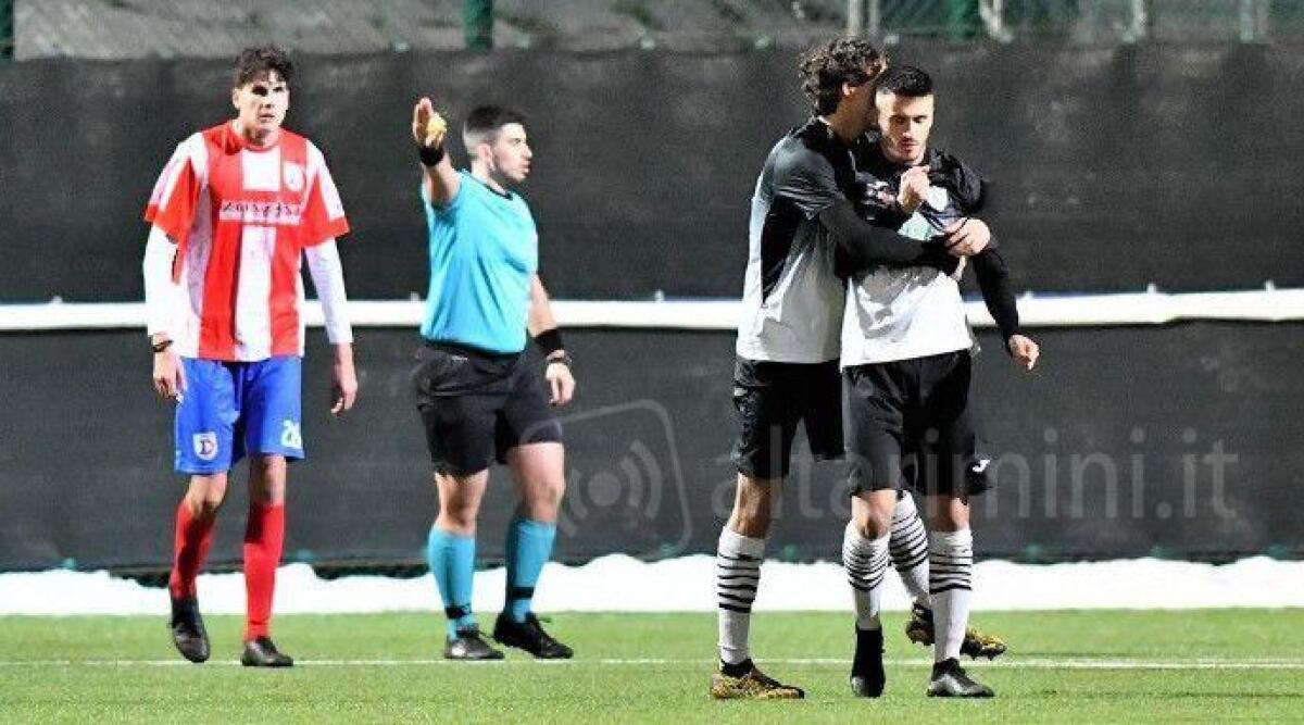 Calcio RSM, Murata-Cailungo. Mister Angelini: 'Il destino &egrave; nelle nostre mani' - Ura ancora a segno per il Murata (foto FSGC)