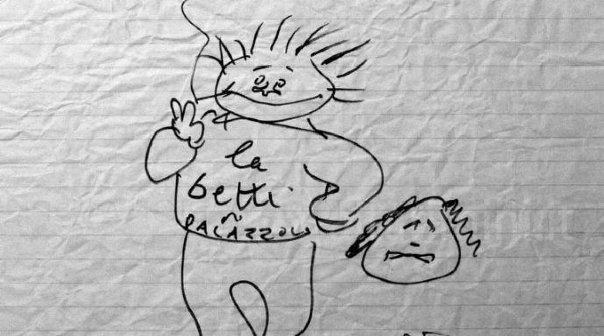 Si aggiunge la collezione di Liliana Betti al patrimonio riminese del Fellini Museum - Uno dei tanti disegni di Fellini