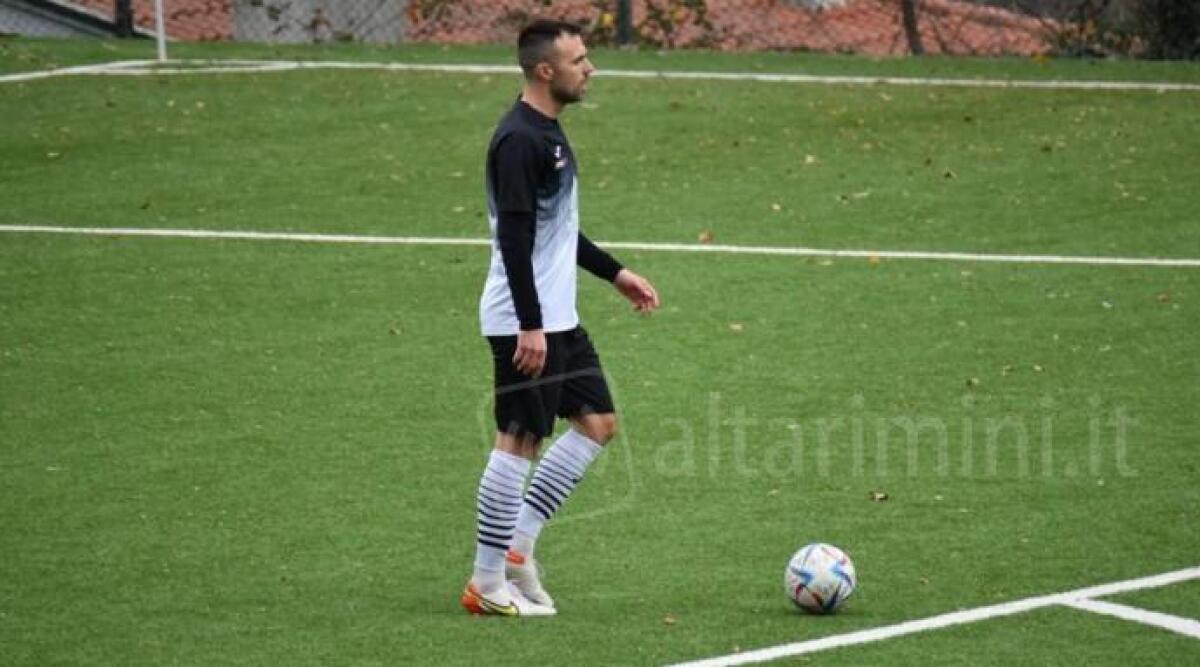 Calcio RSM, il veterano Vitaioli: 'Il Murata si gioca i playoff negli scontri diretti' - Fabio Vitaioli in azione