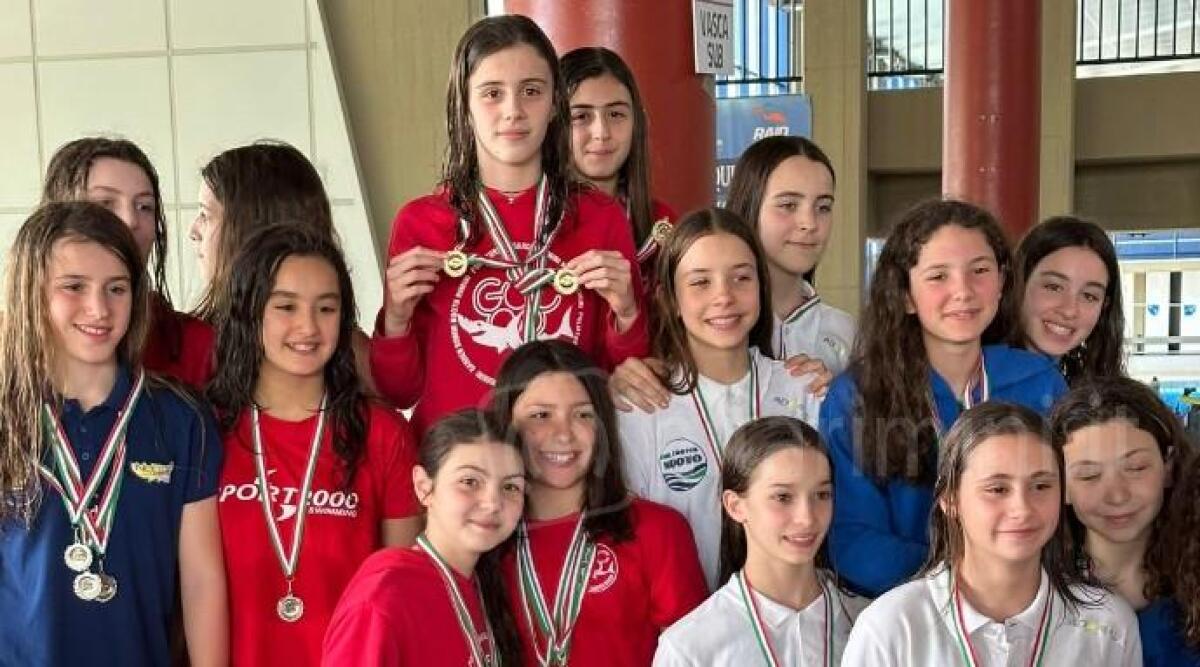 Nuoto Garden Rimini, pioggia di medaglie ai Campionati Regionali Esordienti - I partecipanti alla gara