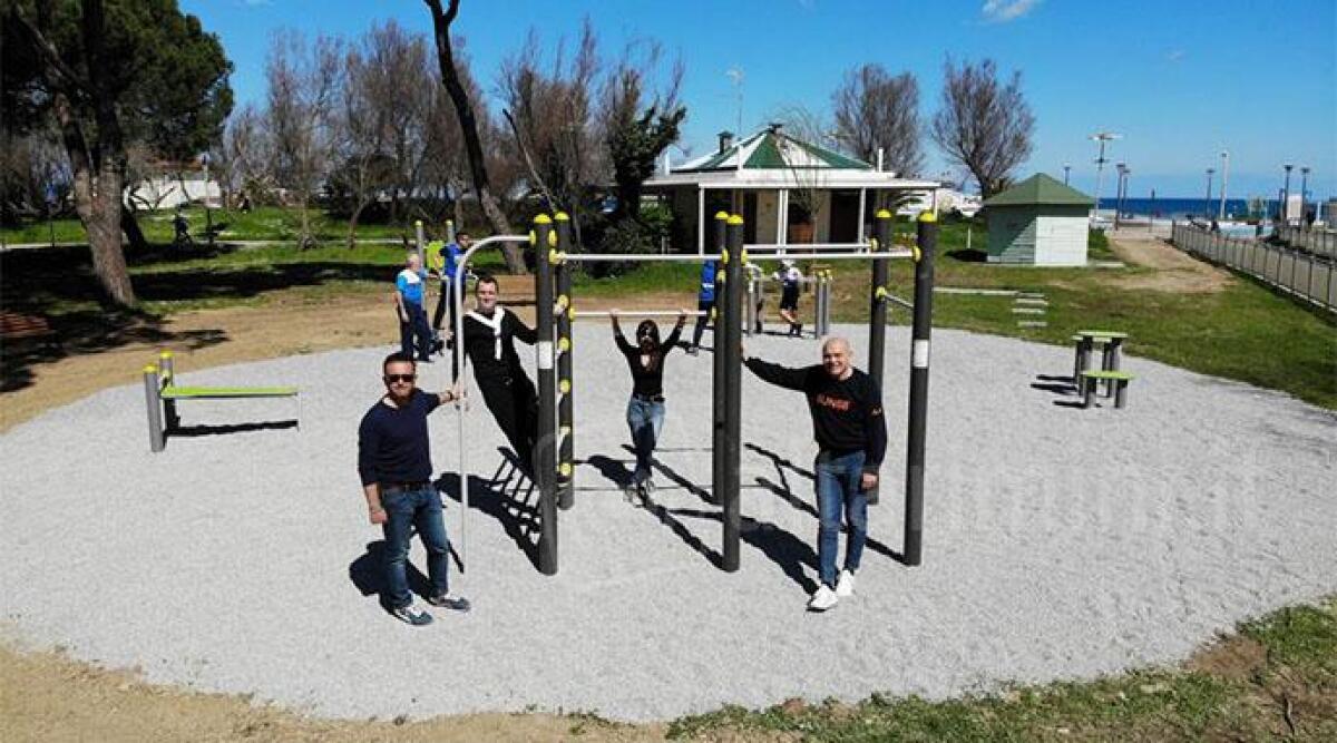 Anche Misano ha il suo Parco del Mare Nord: inaugurata nuova area fitness - L'area fitness da poco inaugurata