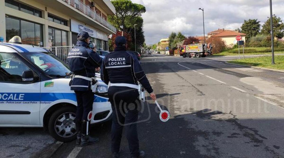 Santarcangelo, il telelaser fa subito 'raffica' di multe - Polizia locale ARCHIVIO