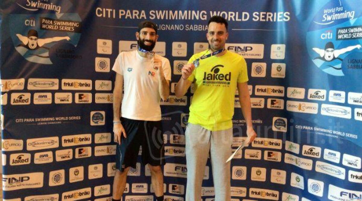 Nuoto, due argenti per Riccione ai Citi Para Swimming World Series 2023 - I due medagliati della Polisportiva Riccione