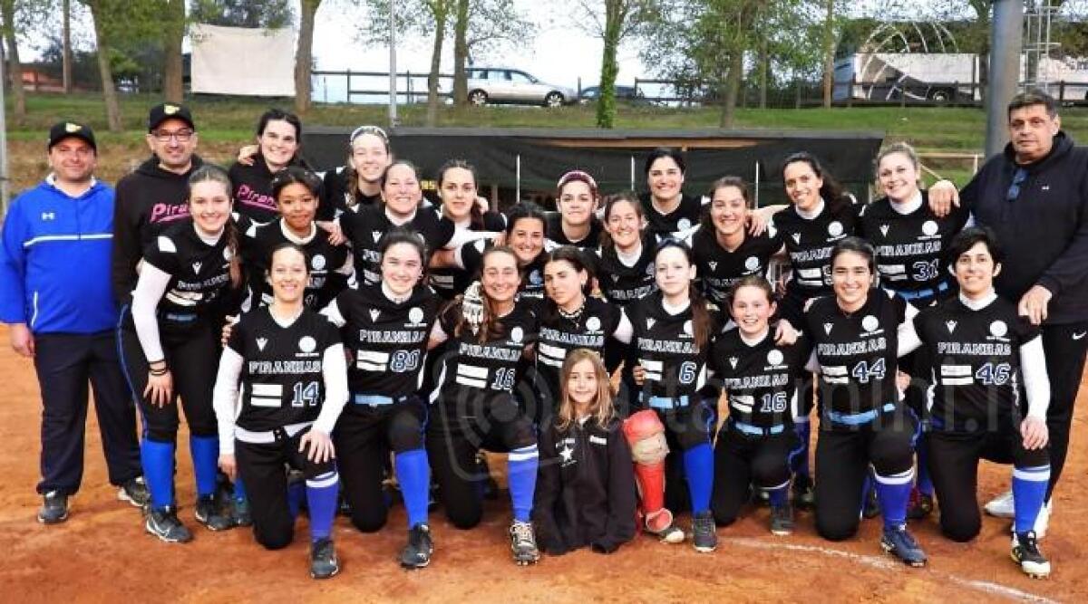 Softball, le Piranhas Valmarecchia insieme a Soroptimist nel prossimo campionato di serie B - La squadra delle Piranhas