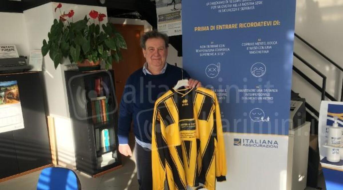 Calcio Prima, il vice presidente Tordi: 'Il Bellariva non sar&agrave; condizionato dal ko di Mondaino' - Pier Luigi Tordi con la maglia del Bellariva che 15 anni fa vinse il campionato Allievi con allenatore Giacomo Giolitto