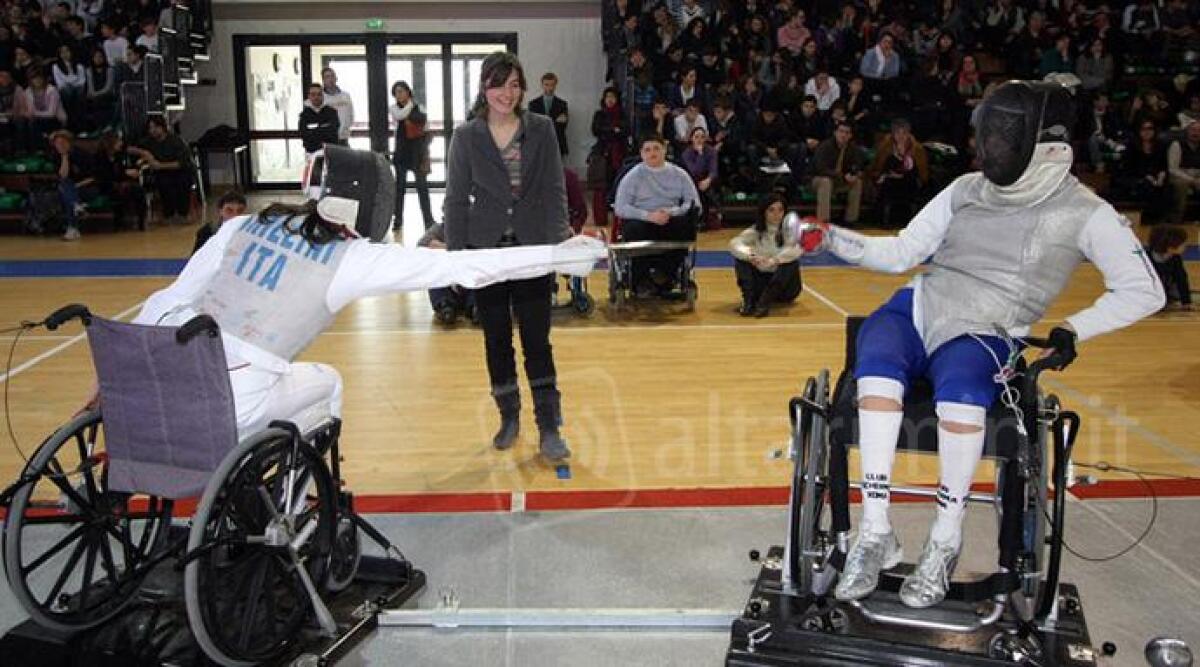 Sport e inclusione, il Comune di Rimini premia il Circolo della Spada - Scherma paralimpico (foto Ansa)