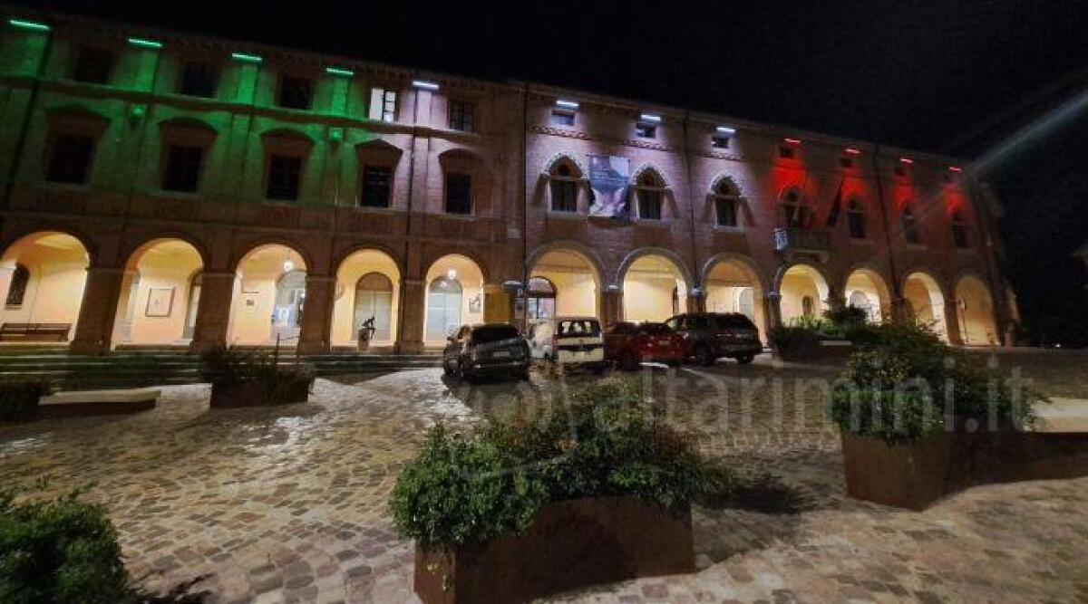 Municipio tricolore: Verucchio celebra il 25 aprile - Il municipio tricolore
