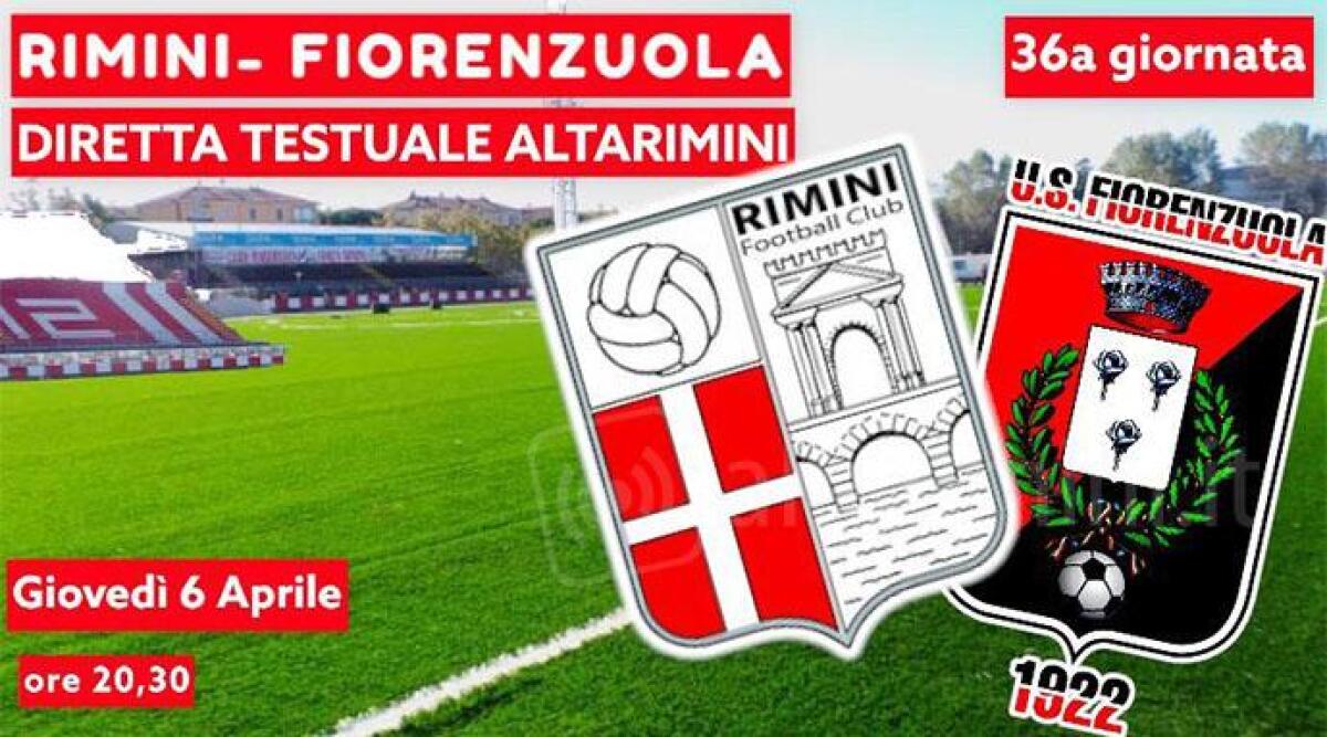 DIRETTA TESTUALE Calcio C Rimini - Fiorenzuola 1-1 (finale) - 