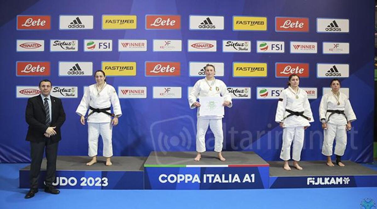 Judo Riccione, Caterina Manzotti d'Argento: secondo posto in Coppa Italia A1 - Caterina Manzotti argento in Coppa Italia A1 di Judo