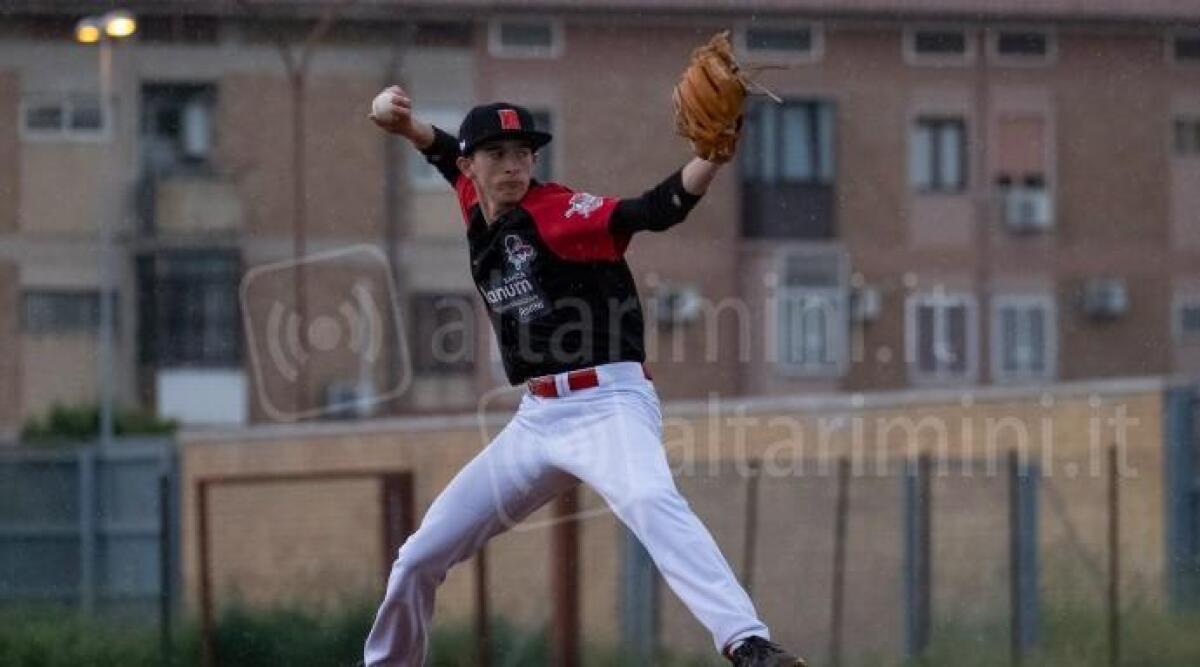 Baseball Serie B, Mediolanum New Rimini ospita Porto Sant'Elpidio - Francesco Tarassi - foto Davide Ruggeri