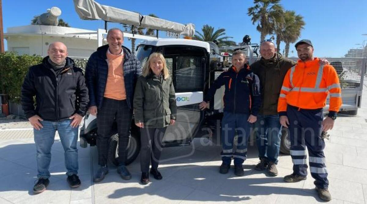 Geat garantisce a Cattolica pulizia e decoro sul nuovo lungomare - Incontro Geat Amministrazione a Cattolica