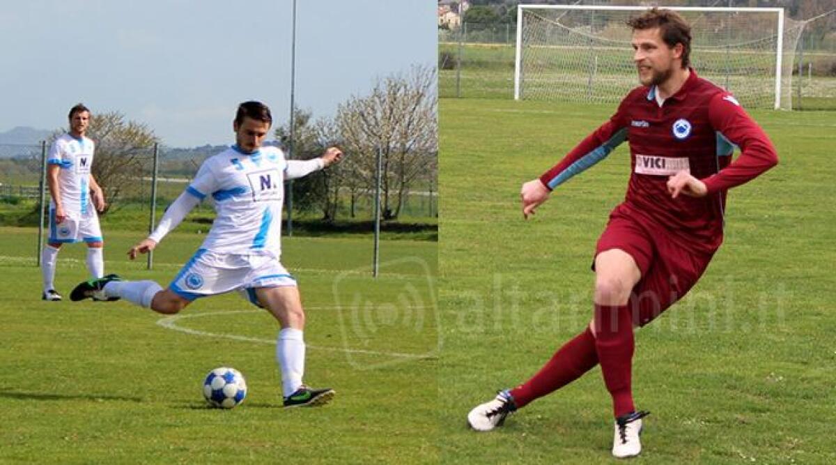Calcio Prima, Bellariva in testa al rush finale. Parola ai leader della difesa Cenci e Tonini - Da sinistra Luca Cenci e Roberto Tonini