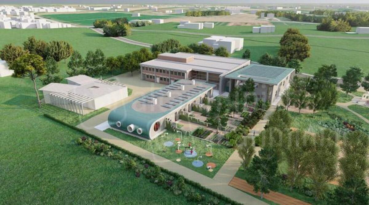 Bellaria, maxi restyling della scuola Ferrarin. E nel 2026 inaugurer&agrave; la nuova scuola Bellini - Rendering della scuola Ferrarin